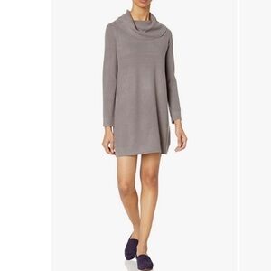JACK by BB Dakota Women’s Soft Comfy Gray Beige Sweater Dress Sz S